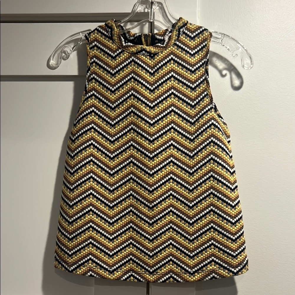 Anthropologie 9 H15 STCL Chevron Pattern Sleeveless Top
